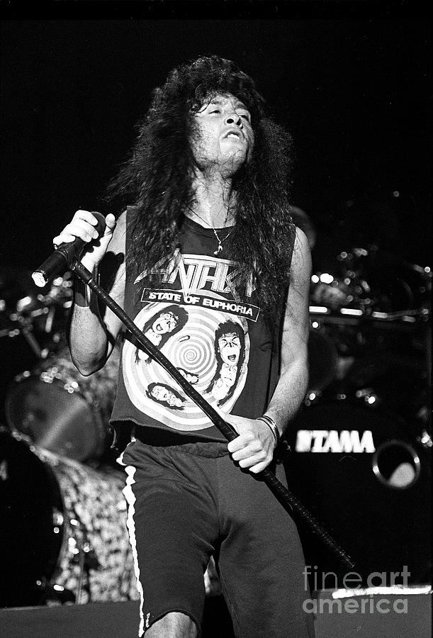 Joey Belladonna - Anthrax Photograph by Concert Photos - Pixels