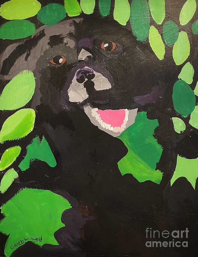 Dog Painting - Joey by Caleb Griswold