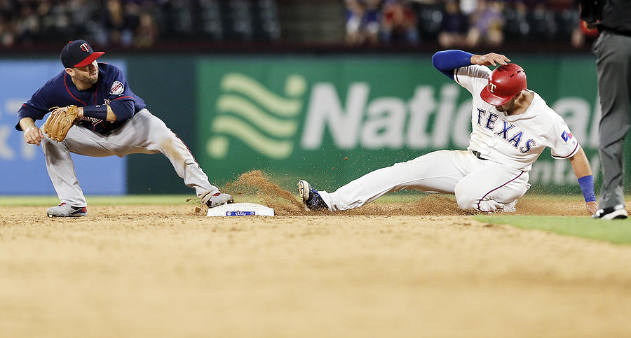 Joey Gallo and Brian Dozier Photograph by Brandon Wade