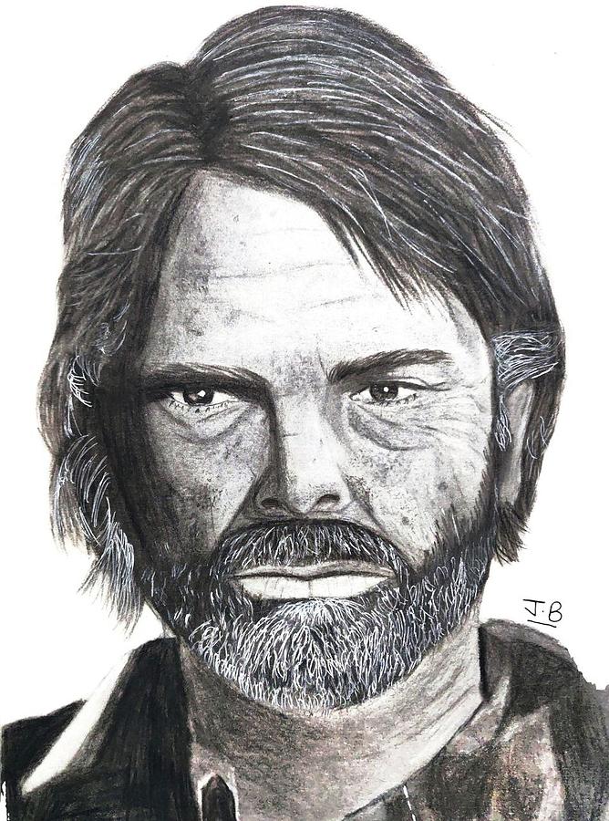 Joel The Last Of Us Drawing By J B Fine Art America