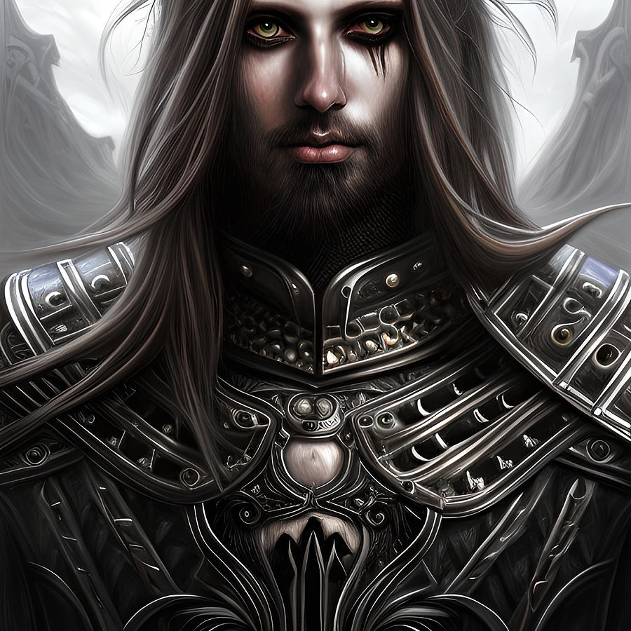 Johan the Gothic Medieval Knight of Mythical Lore Digital Art by Bella ...