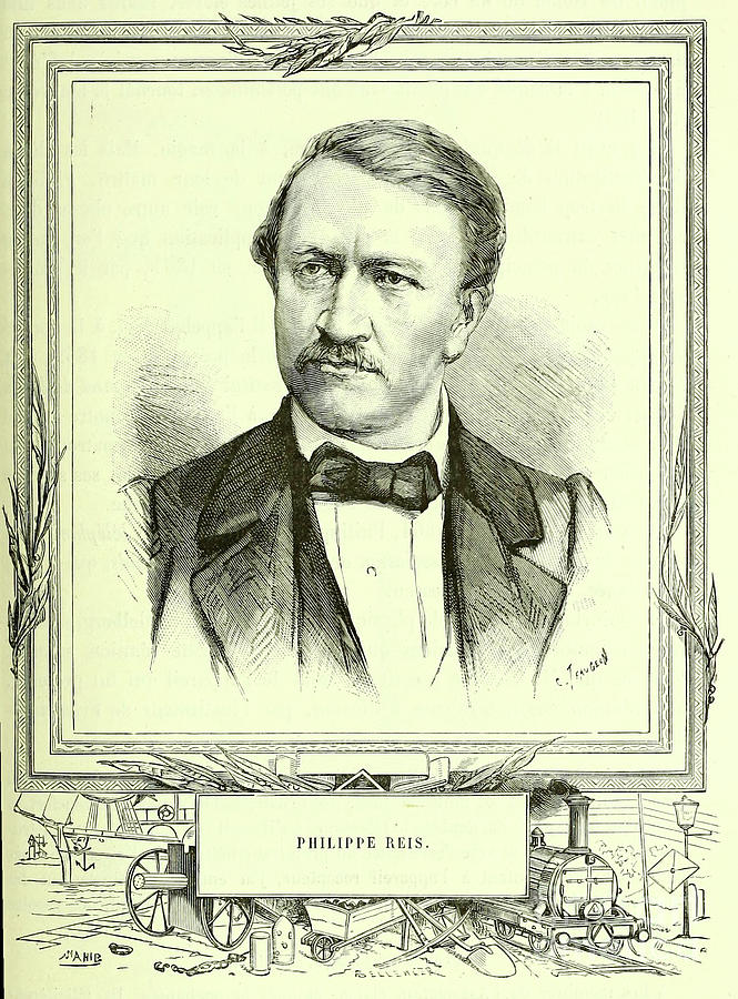 Johann Philipp Reis z1 Drawing by Historic illustrations Pixels