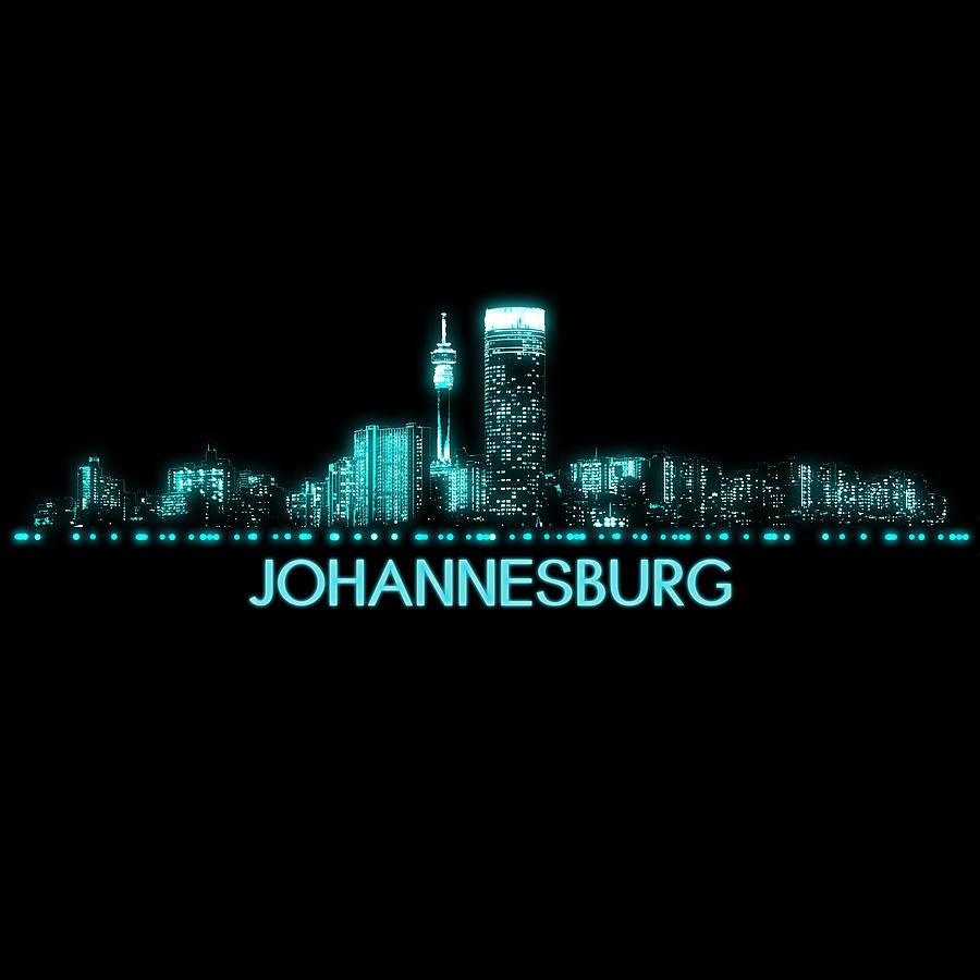 Johannesburg Skyline Digital Art by Jared Davies Pixels