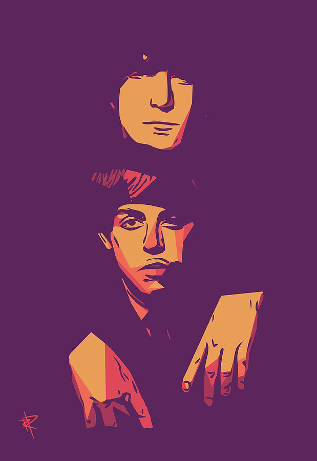 John and Paul Mixed Media by Russell Pierce