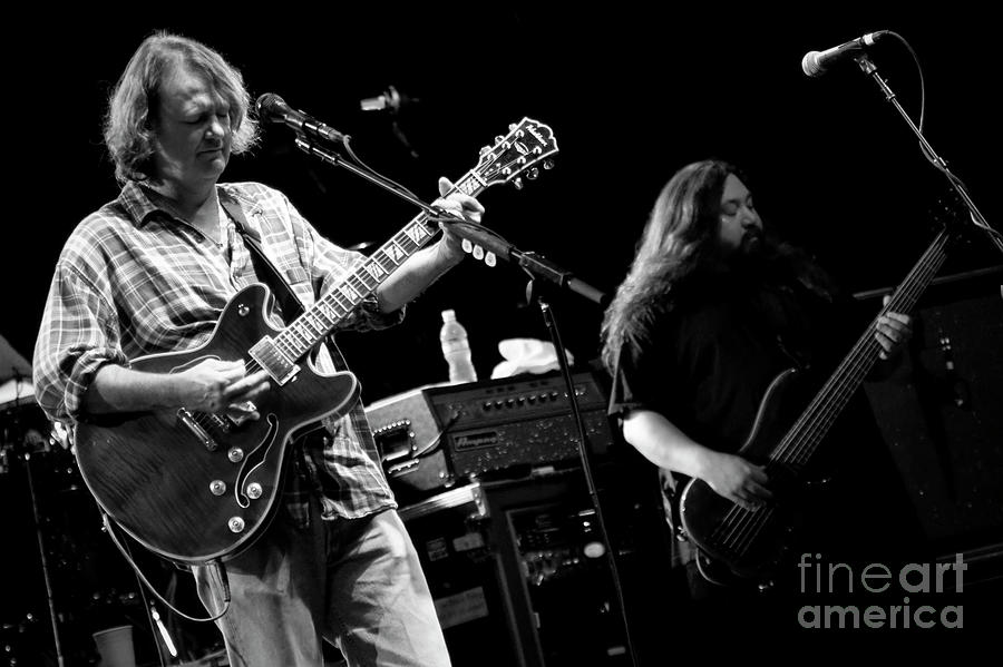 John Bell and Dave Schools with Widespread Panic Photograph by David Oppenheimer