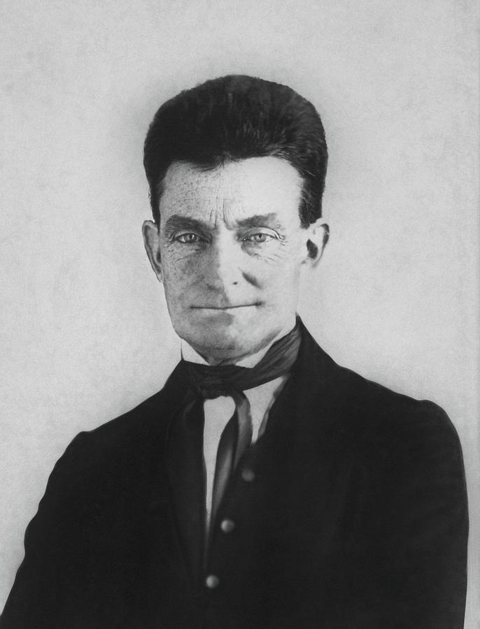 John Brown Photo Portrait - Circa 1850 Photograph by War Is Hell Store