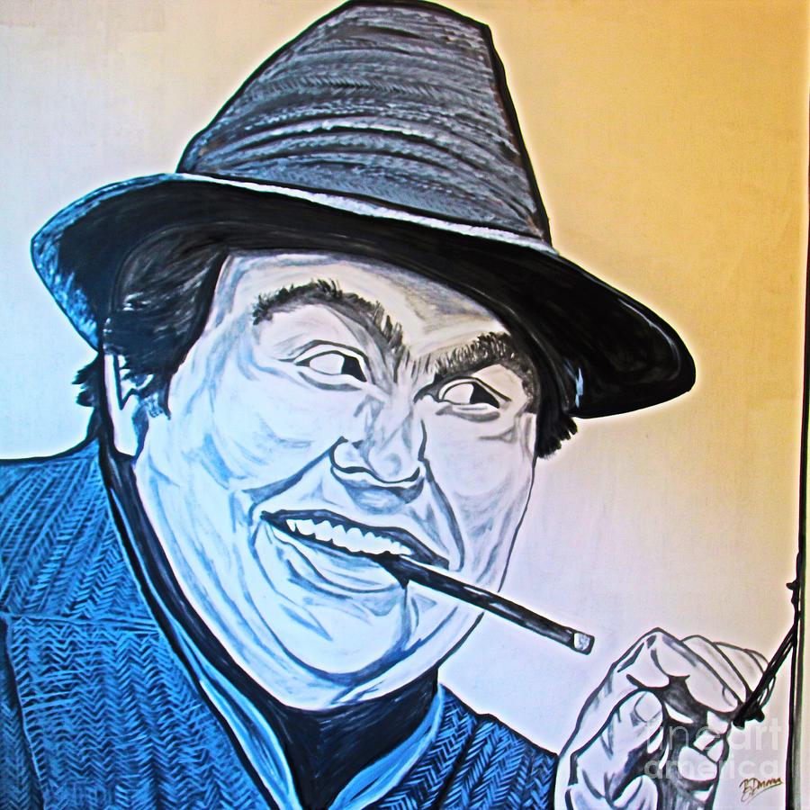 John Candy as Uncle Buck Painting by Barbara Donovan