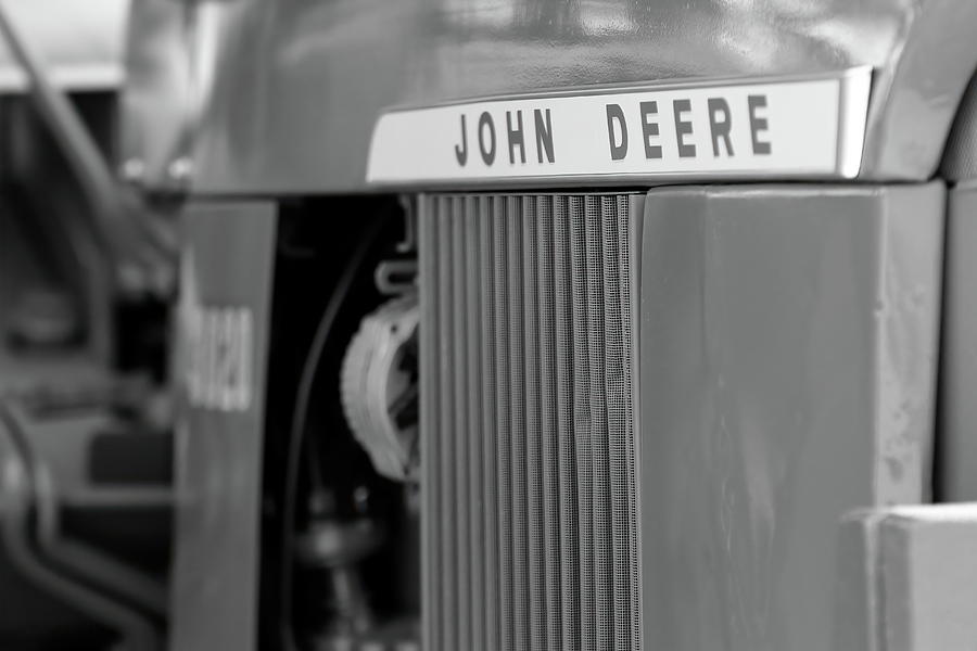 John Deere 3020 bw Photograph by Lens Art Photography By Larry Trager