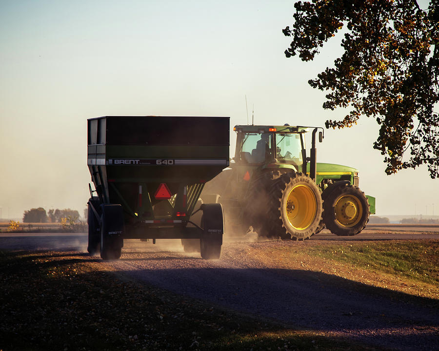 John Deere Harvest Photograph by Andrew Miller