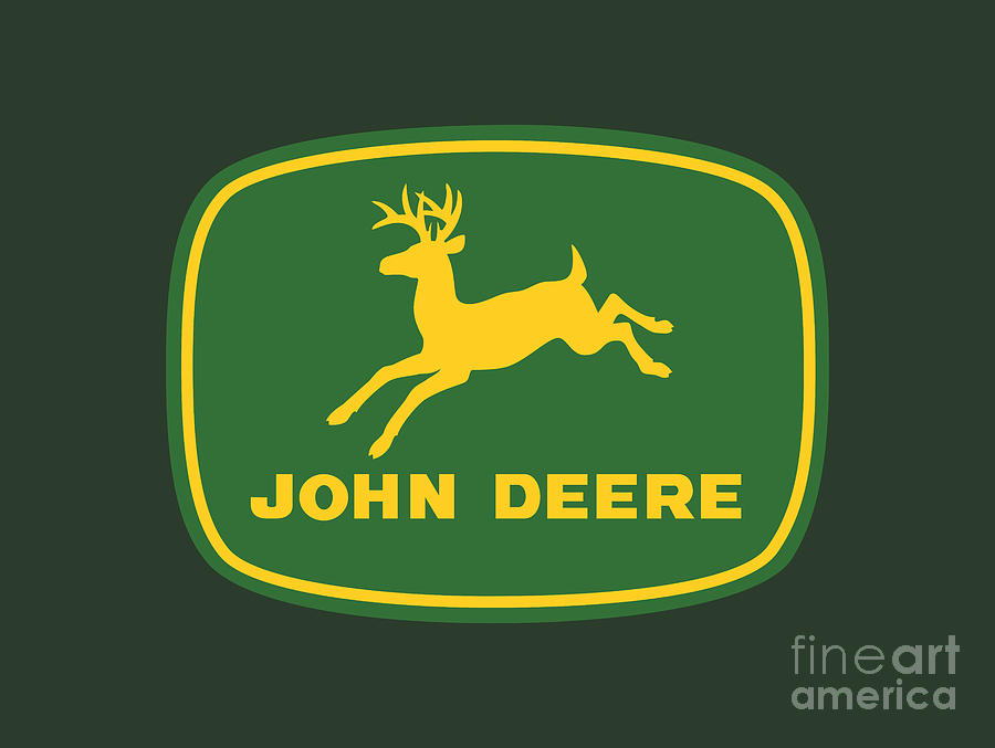 John Deere Digital Art by Kandang Pithik - Fine Art America