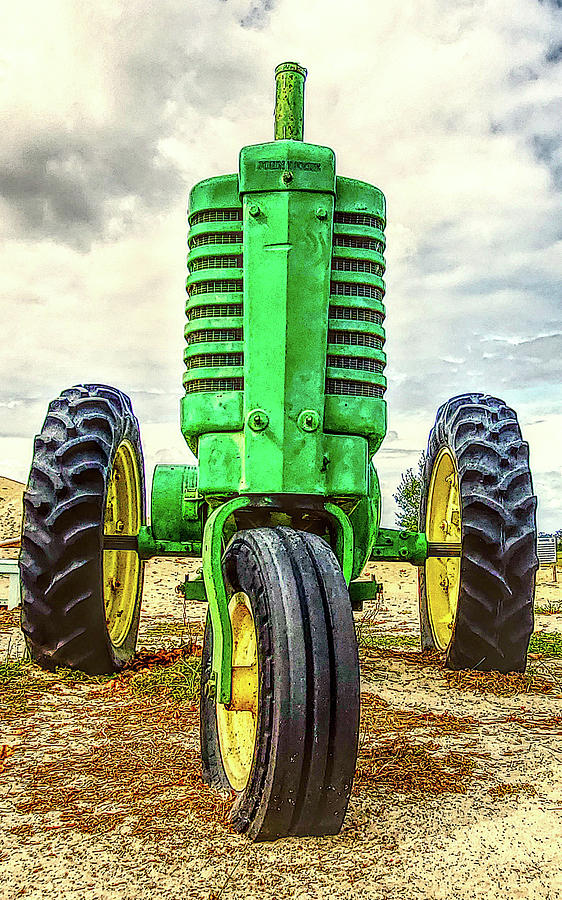 John Deere Tractor Art Photograph