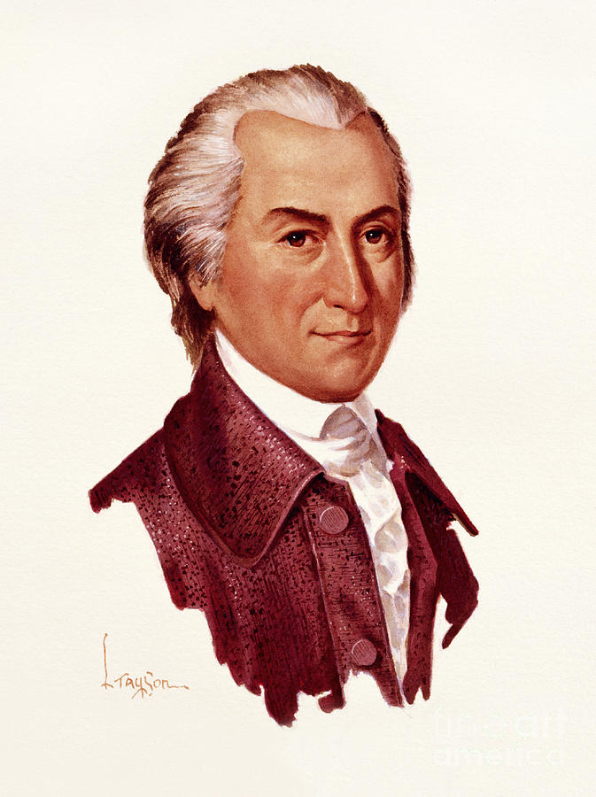 John Dickinson - Signers Of The U.S. Constitution Painting by Lyle Tayson