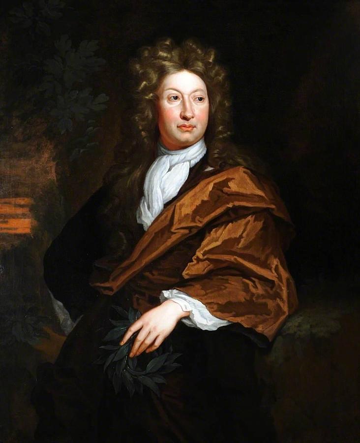 John Dryden 1631-1700 copy after Kneller Painting by Anonymous - Fine ...