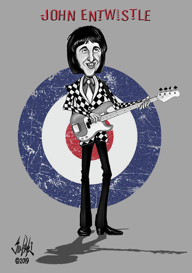 John Entwistle Drawing by Ilce Popovski - Fine Art America