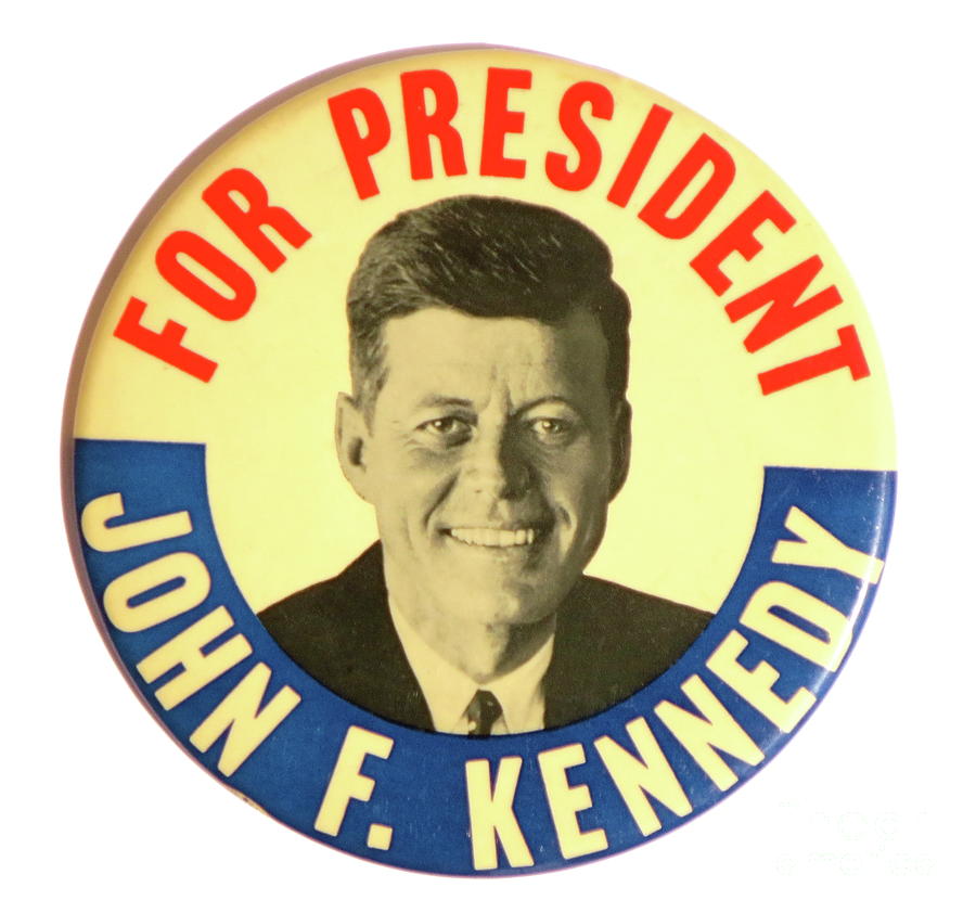 John F. Kennedy For President Button Photograph by Robert Birkenes ...