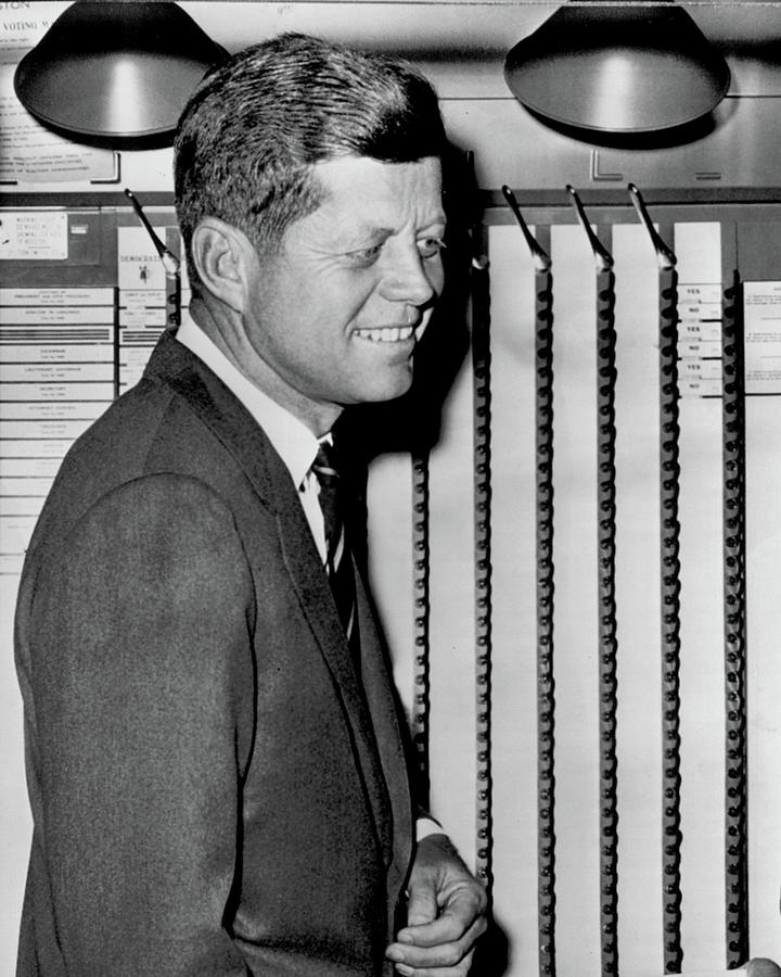 John F Kennedy Voting 1960 Photograph by Vintage Photography John F Kennedy Voting 1960 Photograph by Vintage Photography