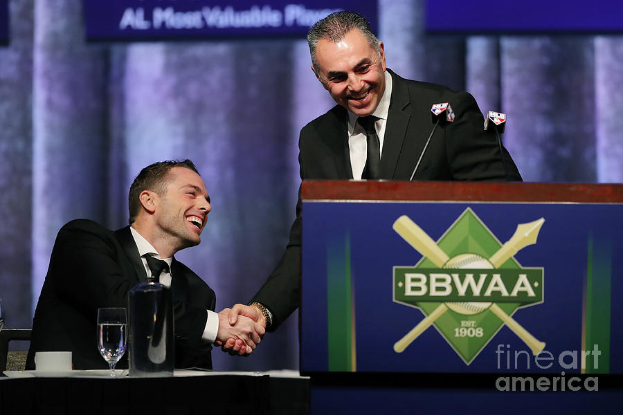 John Franco And David Wright Photograph by Alex Trautwig John Franco And David Wright Photograph by Alex Trautwig