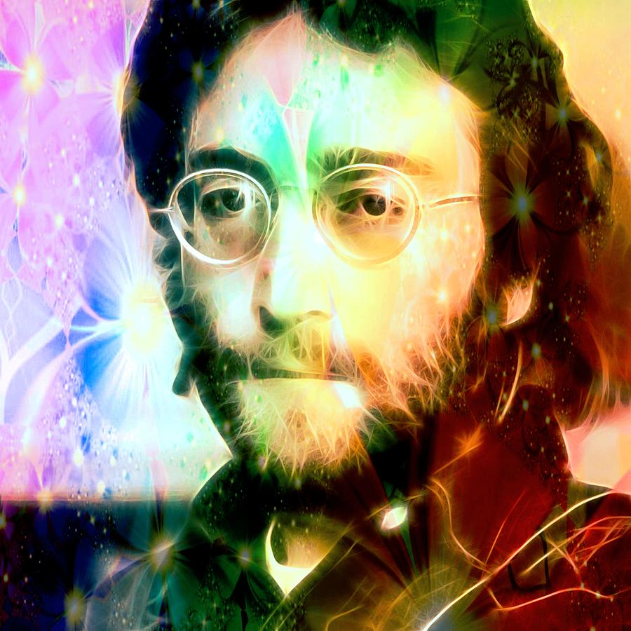 John Lennon Digital Art - John by Fred Larucci John Lennon Digital Art - John by Fred Larucci