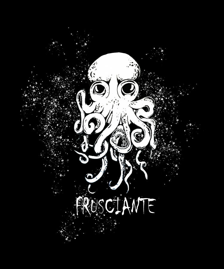 John Frusciante Octopus Digital Art by Notorious Artist Pixels