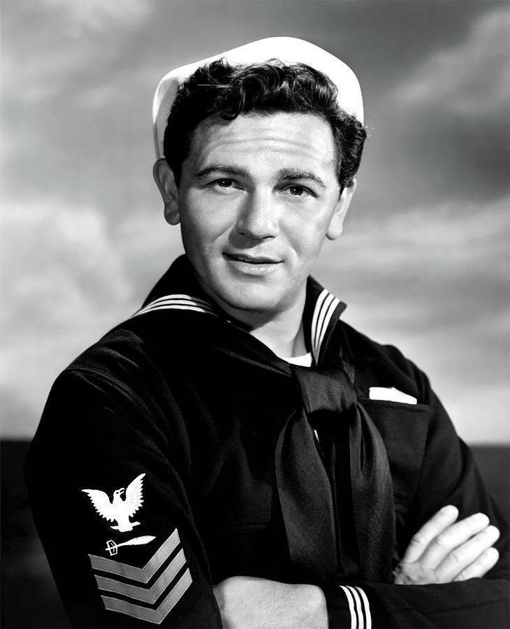 JOHN GARFIELD in DESTINATION TOKYO -1943-, directed by DELMER DAVES. Photograph by Album