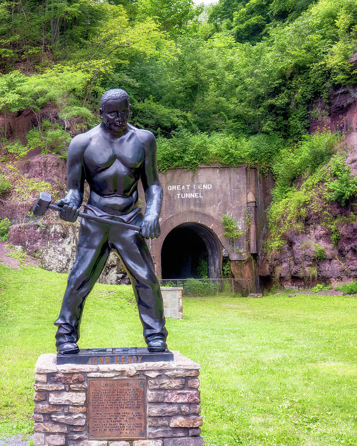 John Henry at Great Bend Tunnel Photograph by Susan Rissi Tregoning