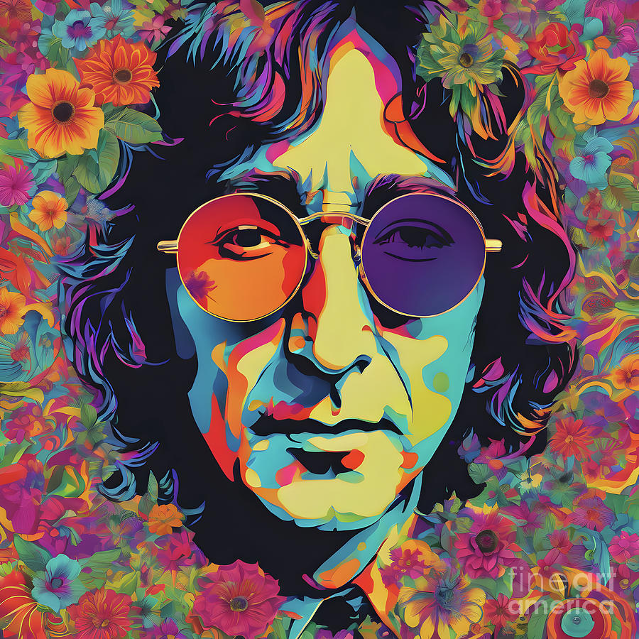 John Lennon 3 Digital Art by DSE Graphics