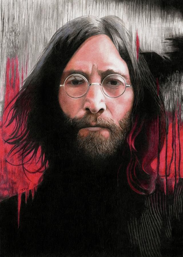 John Lennon Drawing by JPW Artist - Fine Art America