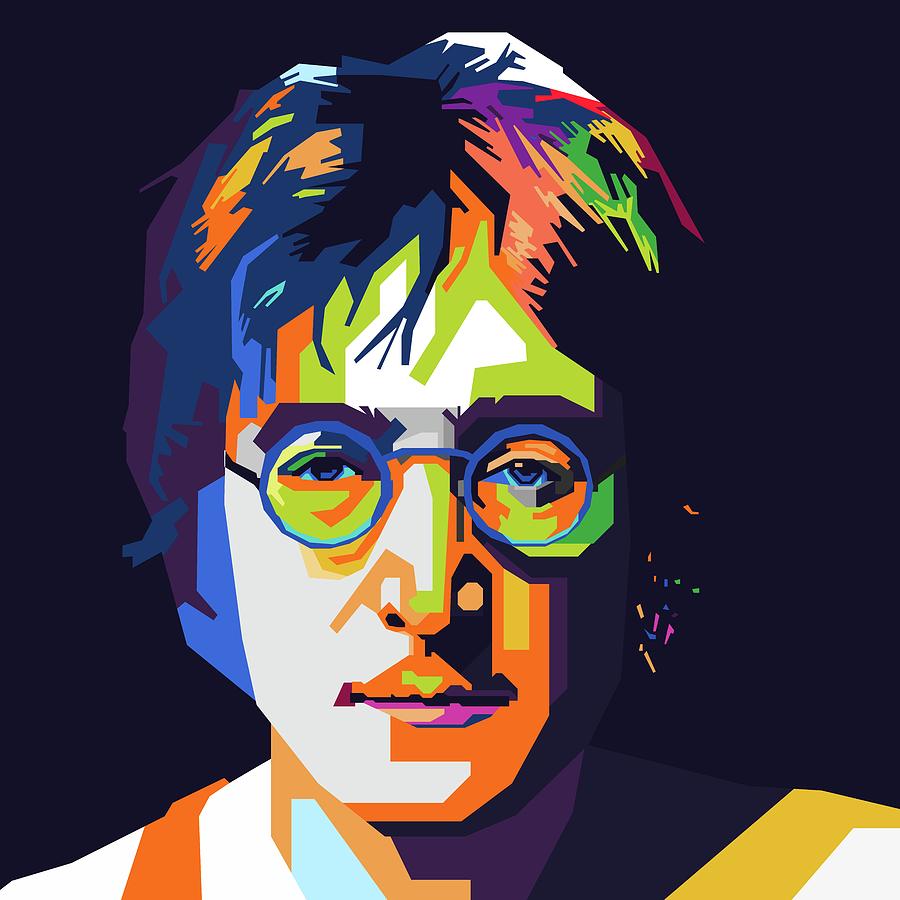 John Lennon Digital Art by Ananda Farhan - Fine Art America
