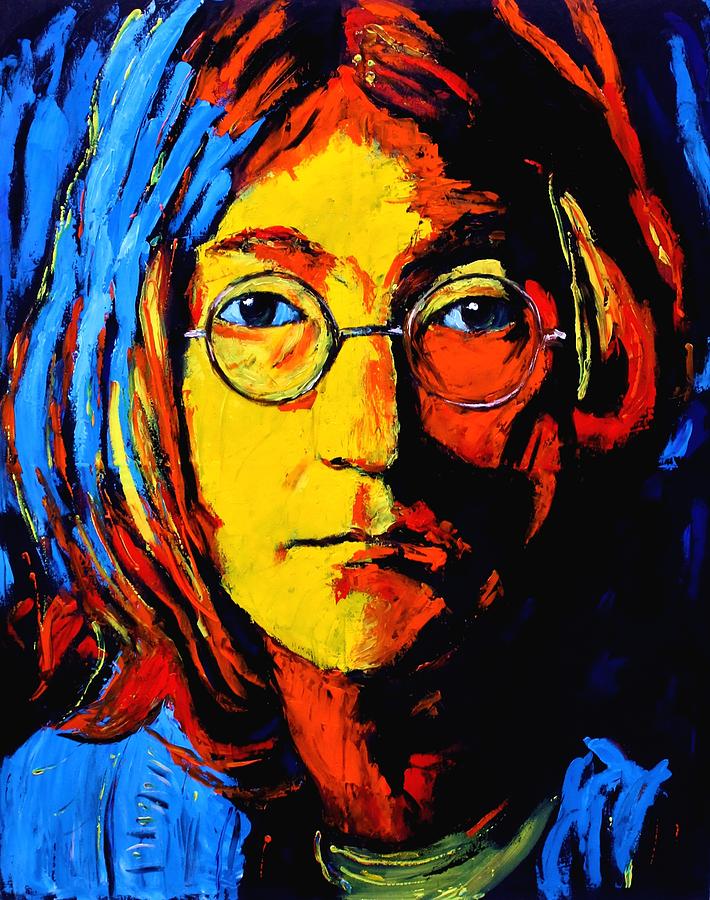 John Lennon Painting - John Lennon. Beatles  by Solomon Grace