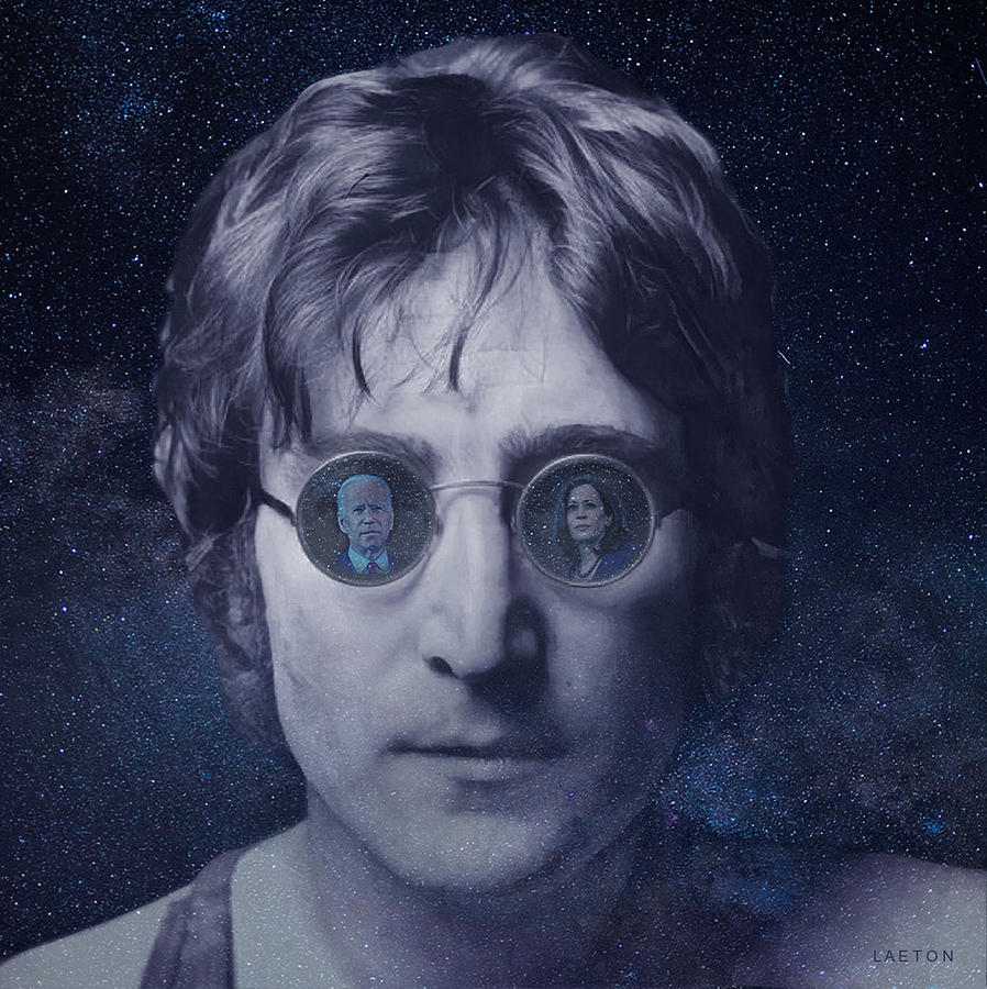 John Lennon Birthday 2020 Digital Art by Richard Laeton