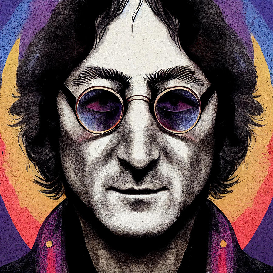 John Lennon Fan Art Peace Symbol Cinematic B9e3efbe C043043645 645cac ...