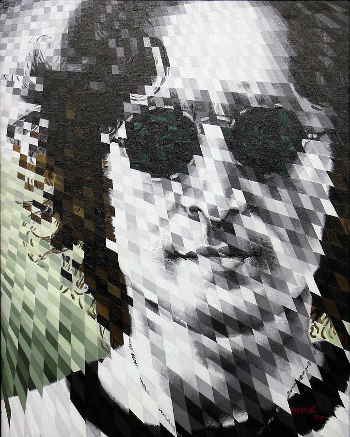 John Lennon II Painting by Matthew Martelli