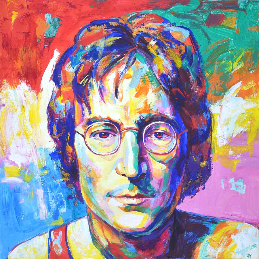 John Lennon Painting by Iryna Kastsova