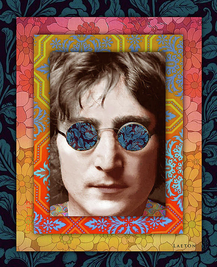 John Lennon Mask Digital Art by Richard Laeton - Fine Art America