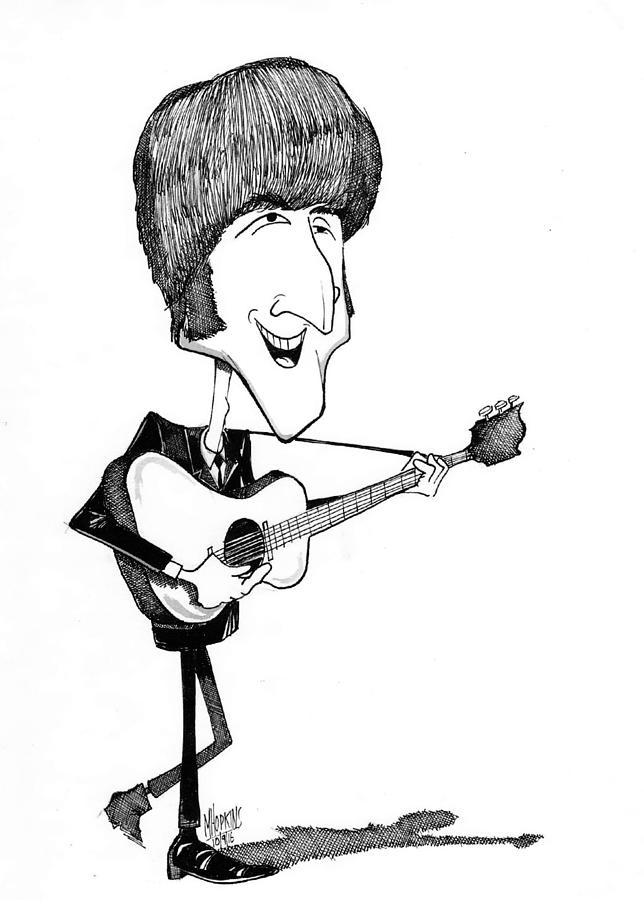 John Lennon Drawing by Michael Hopkins