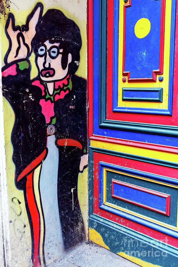 John Lennon Mural in Berlin Photograph by John Rizzuto