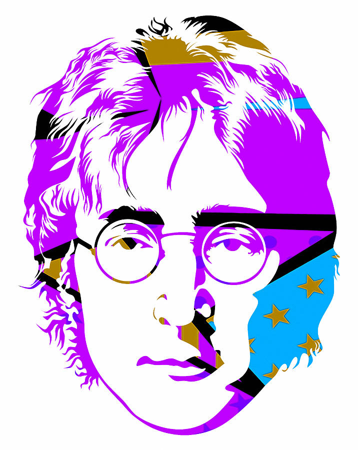 John Lennon Number 4 Mixed Media by Marvin Blaine - Fine Art America