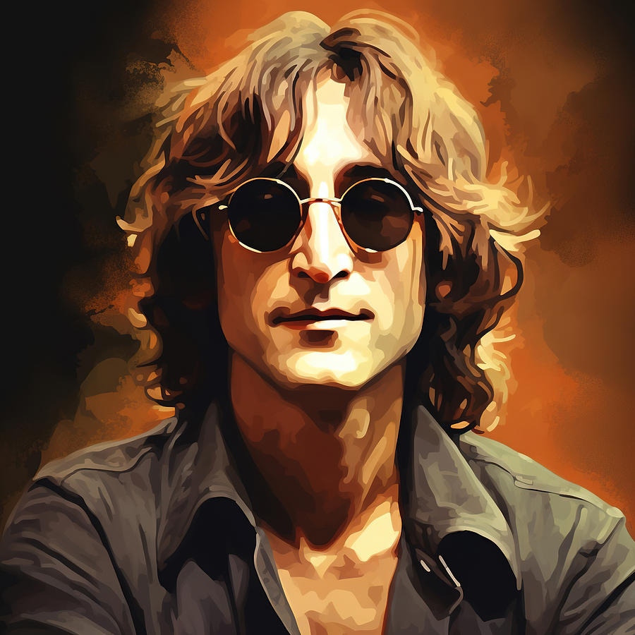 John Lennon Pop Art Photograph