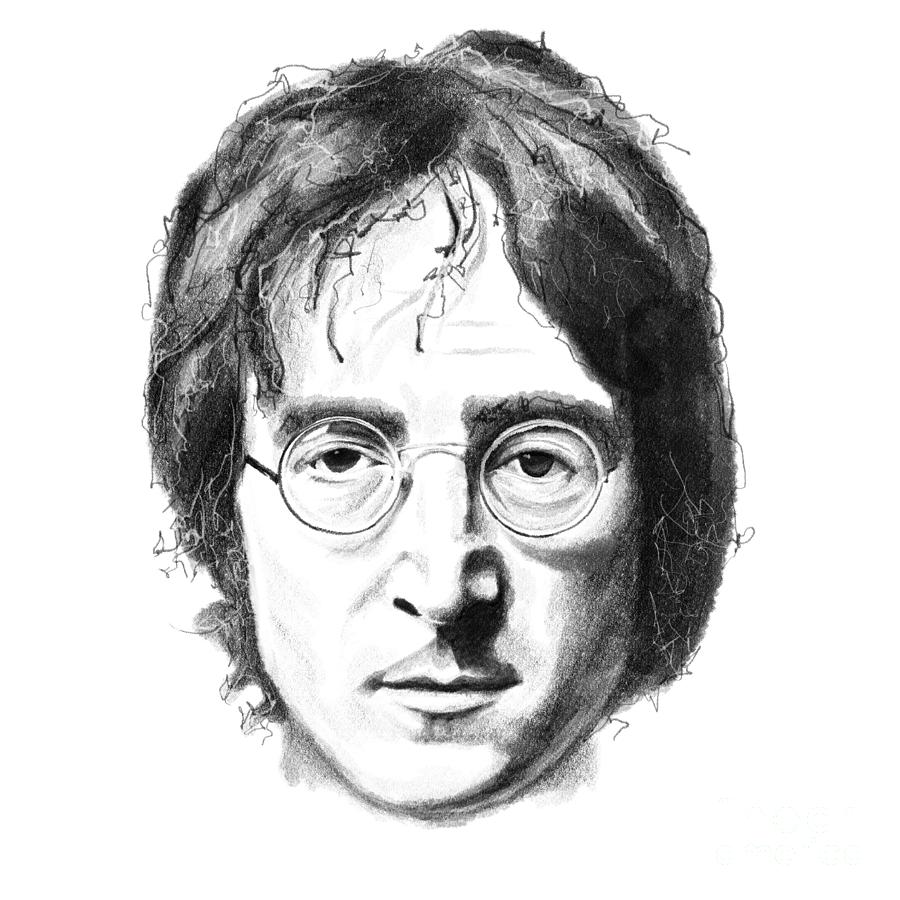 John Lennon portrait 5 Digital Art by Patois Arc - Fine Art America