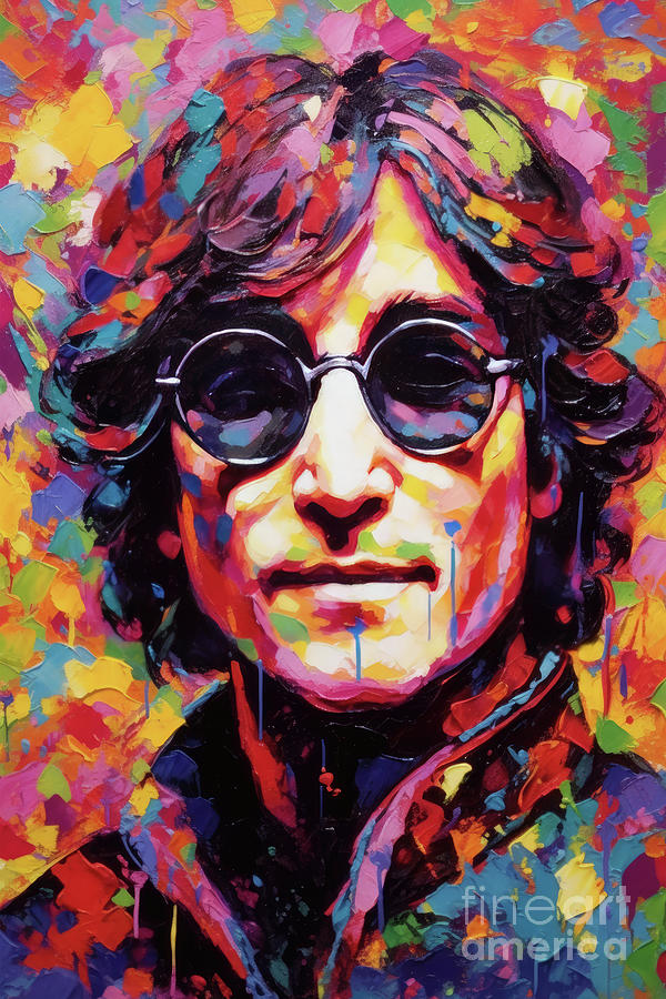 John Lennon Mixed Media by Ryan Rock Artist - Fine Art America