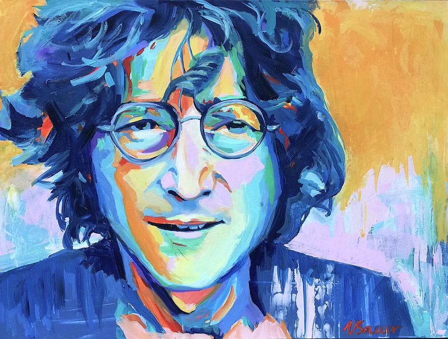 John Lennon Painting by Veronica Sauer | Fine Art America