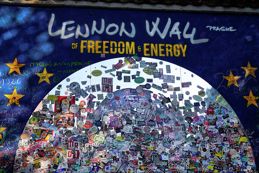 John Lennon Wall, Prague Photograph by Kurt Van Wagner