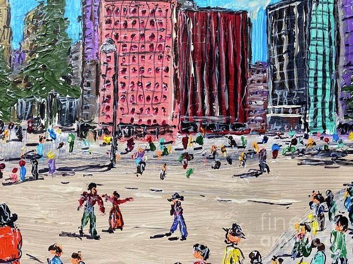 John Lennons New York Painting by Patrick Grills