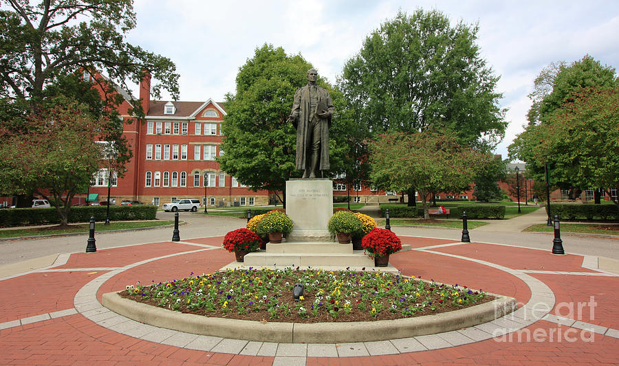 John Marshall Statue at Marshall University 3316 Photograph by Jack Schultz