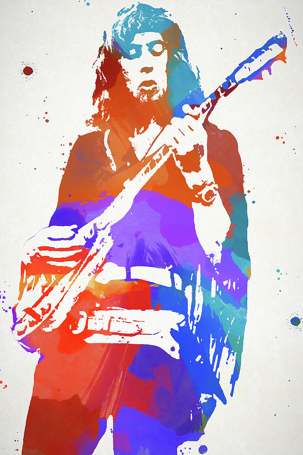 John Mayall Color Splash Painting by Dan Sproul - Fine Art America