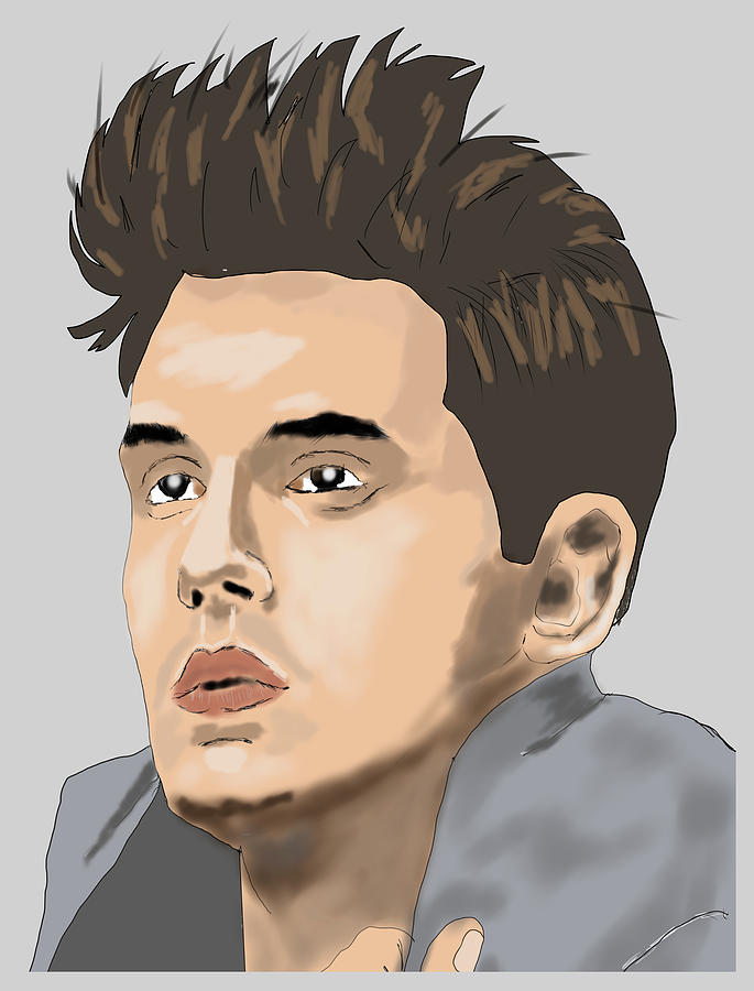 John mayer Continum Drawing by Donny Hermawan - Fine Art America