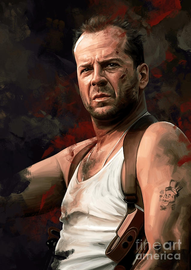 John McClane Poster Digital Art by Bui Thai