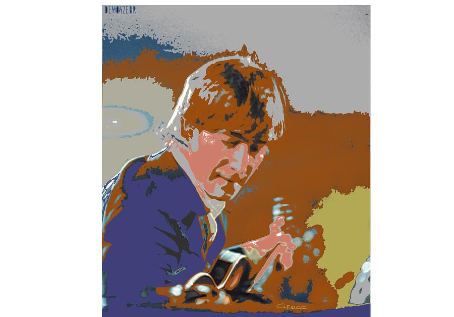 John Digital Art by CIFONE Minstrel in the Gallery - Pixels