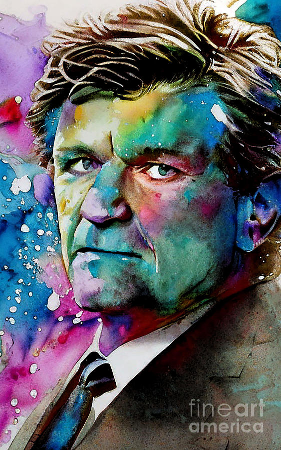 John Michael Higgins Actor Mixed Media by Lisa Von - Fine Art America