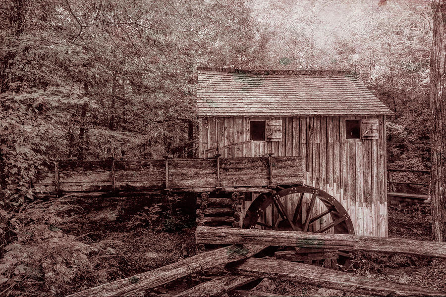 John P. Cable Grist Mill 2 Vintage Photograph